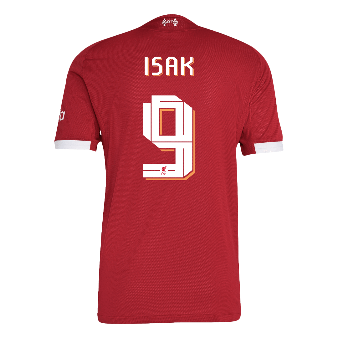 Liverpool ISAK #9 Home Custom Player Version Soccer Jersey 2025/26 - UCL