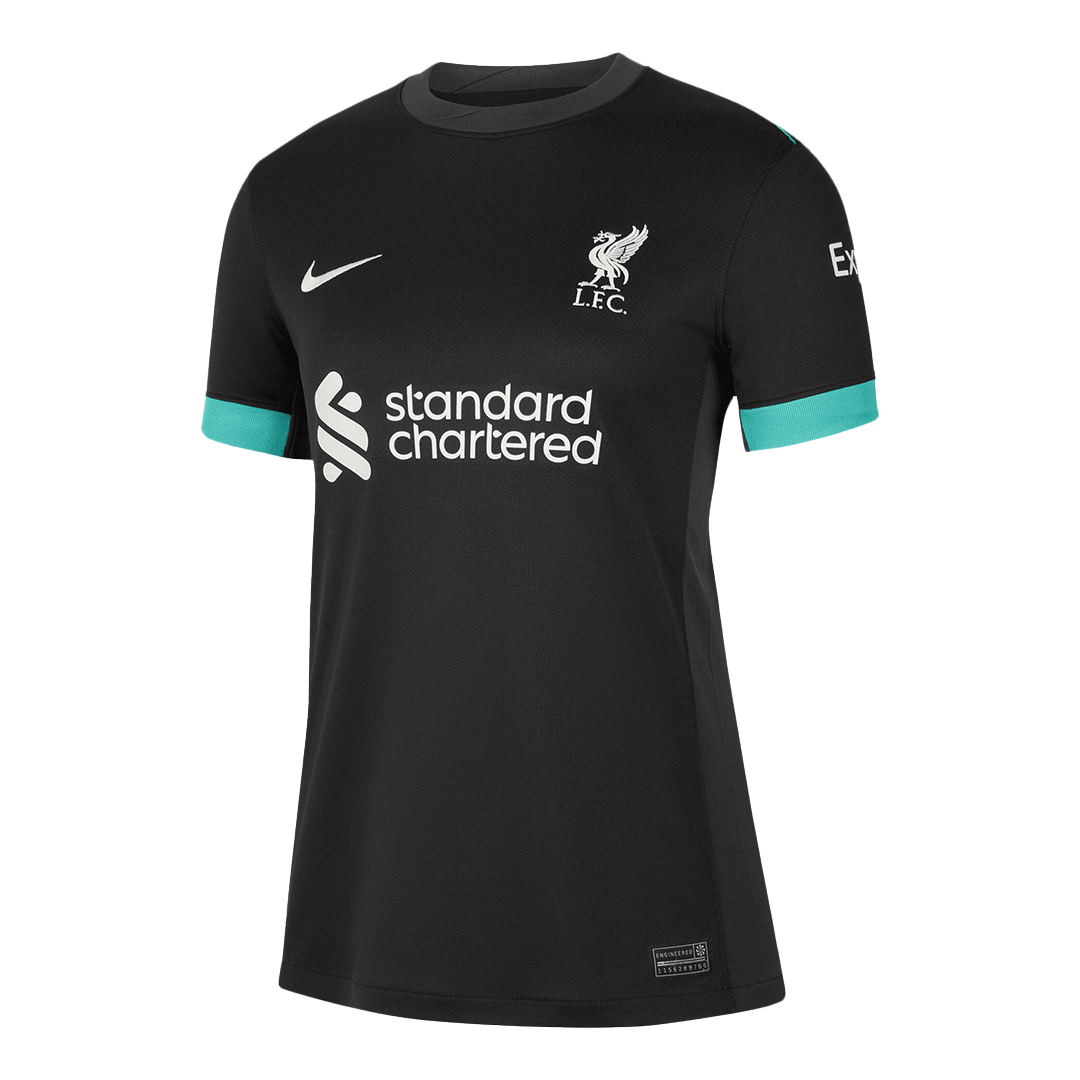Liverpool Soccer Jersey Away Women's Custom Shirt 2024/25