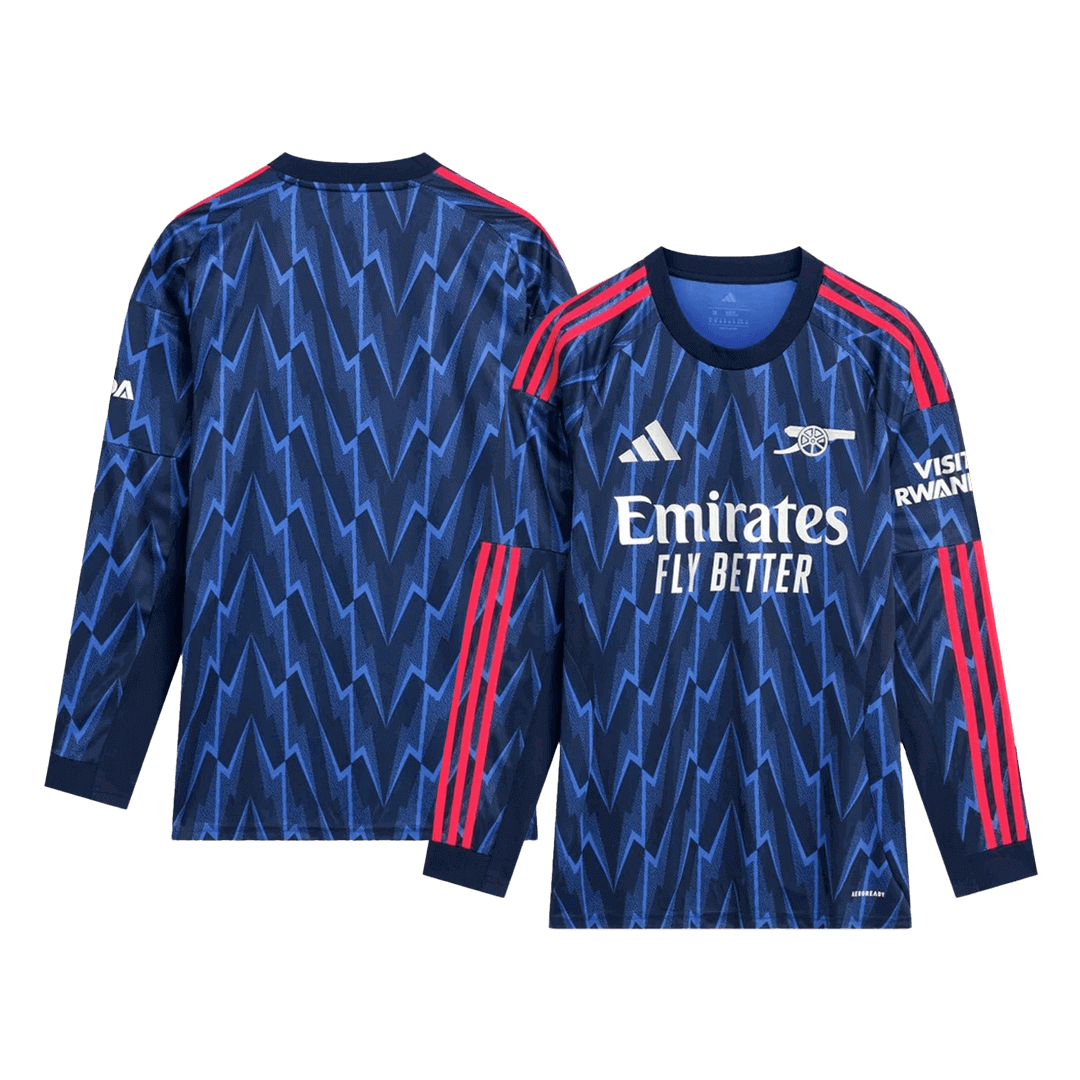 Arsenal Long Sleeve Jersey Away Football Shirt 2025/26
