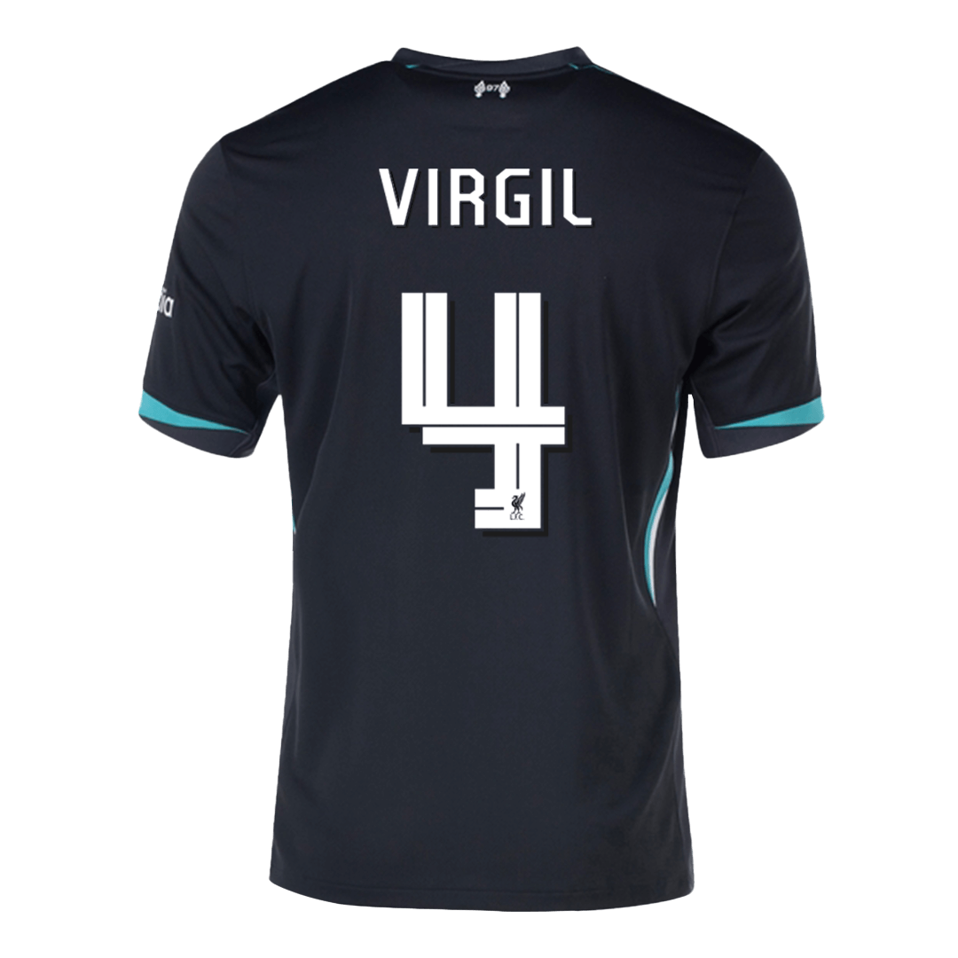 Liverpool Jersey Custom VIRGIL #4 Soccer Jersey Away 2024/25 - UCL