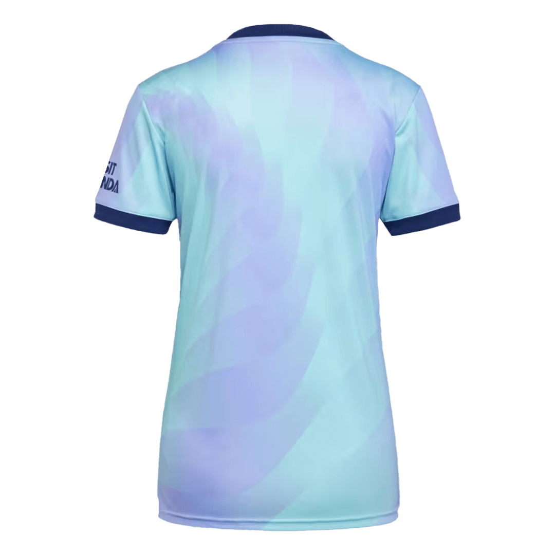 Arsenal Soccer Jersey Third Away Women's Custom Shirt 2024/25