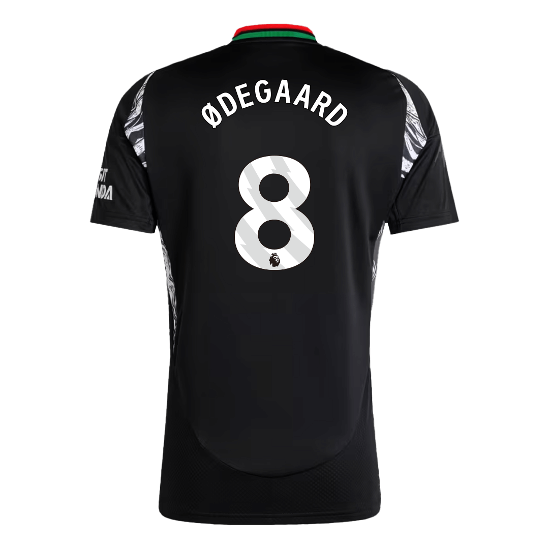 ØDEGAARD #8 Arsenal Soccer Jersey Away Custom Shirt 2024/25