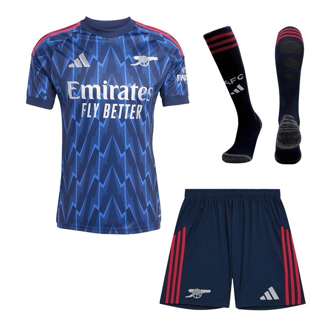 Arsenal Away Custom Full Soccer Kit 2025/26