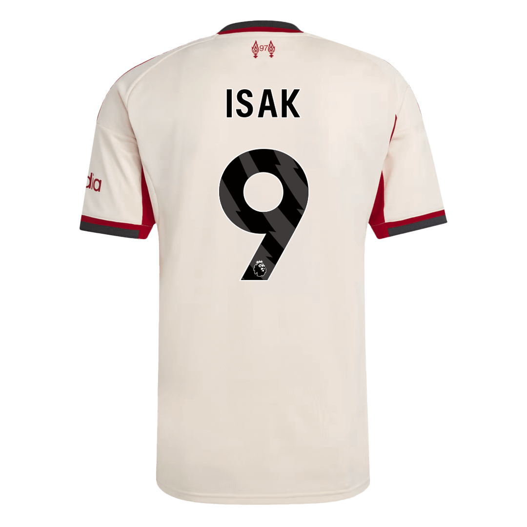 ISAK #9 Liverpool Soccer Jersey Away Custom Shirt 2025/26