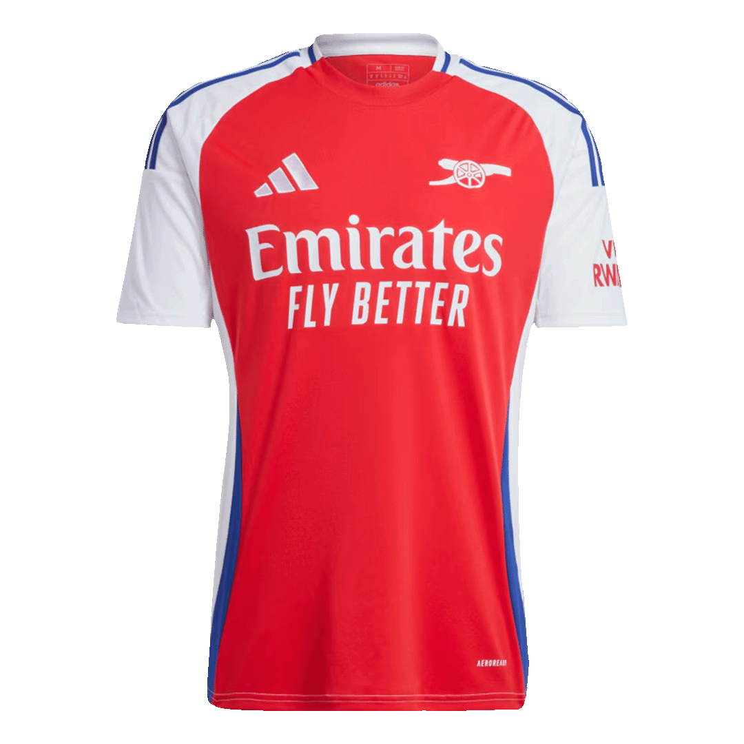 Arsenal Jersey Custom SALIBA #2 Soccer Jersey Home 2024/25