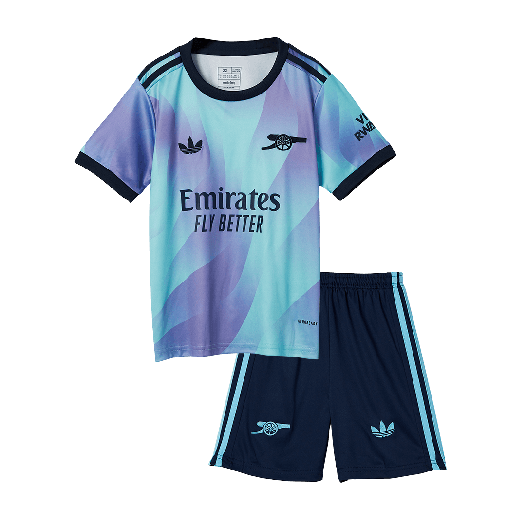 Kids Arsenal Custom Third Away Soccer Kits 2024/25