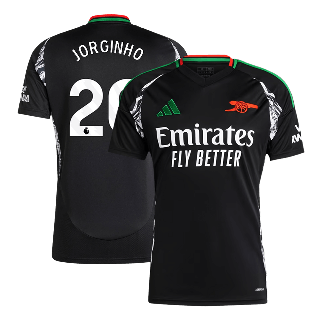 JORGINHO #20 Arsenal Soccer Jersey Away Custom Shirt 2024/25