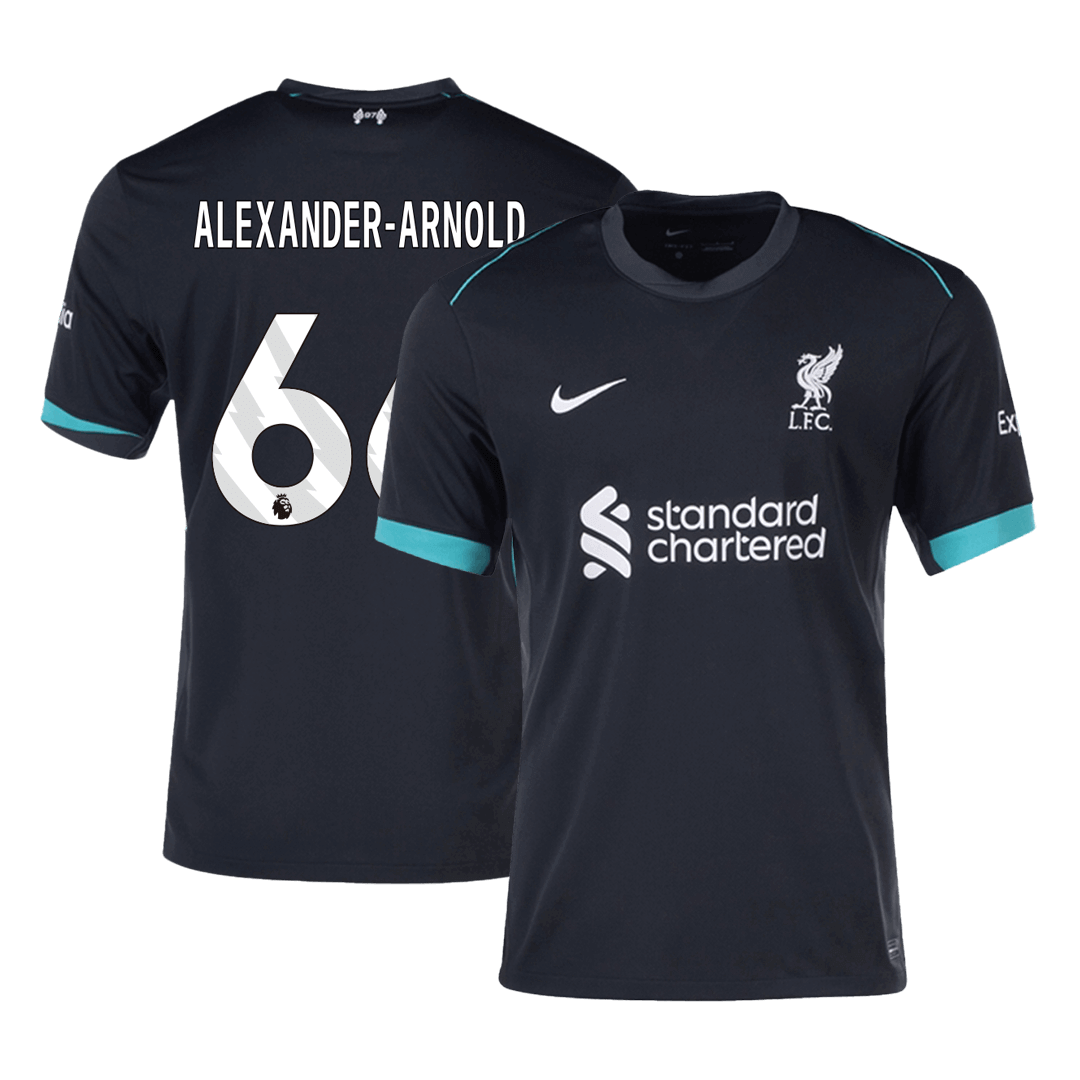 Liverpool Jersey Custom ALEXANDER-ARNOLD #66 Soccer Jersey Away 2024/25