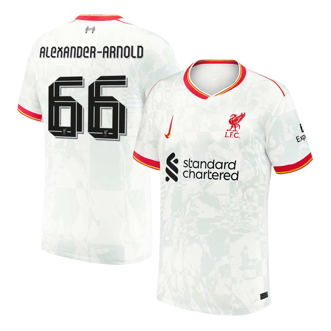 ALEXANDER-ARNOLD #66 Liverpool Soccer Jersey Third Away Custom Shirt 2024/25 -UCL