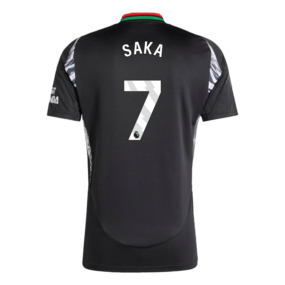 SAKA #7 Arsenal Soccer Jersey Away Custom Shirt 2024/25