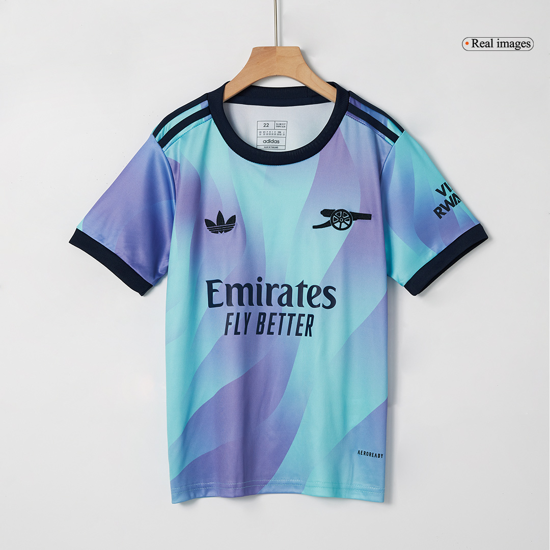 Kids Arsenal Custom Third Away Soccer Kits 2024/25