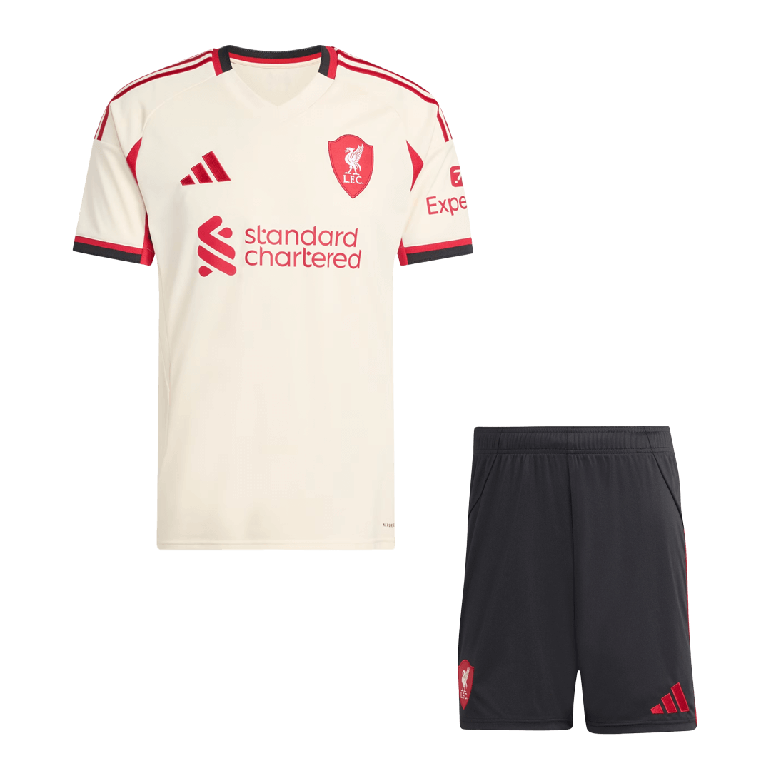 Liverpool Away Soccer Uniform Kits 2025/26