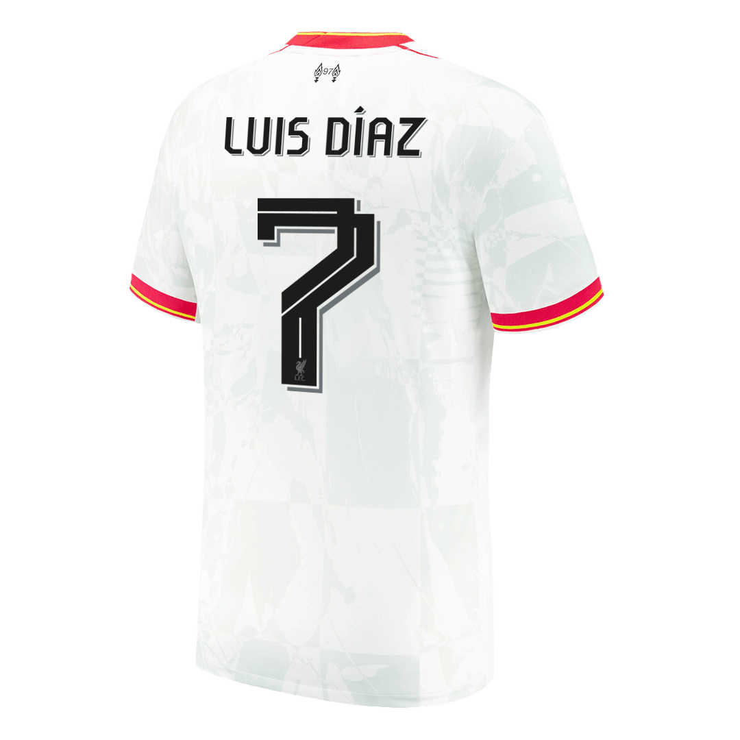 LUIS DÍAZ #7 Liverpool Soccer Jersey Third Away Custom Shirt 2024/25 -UCL