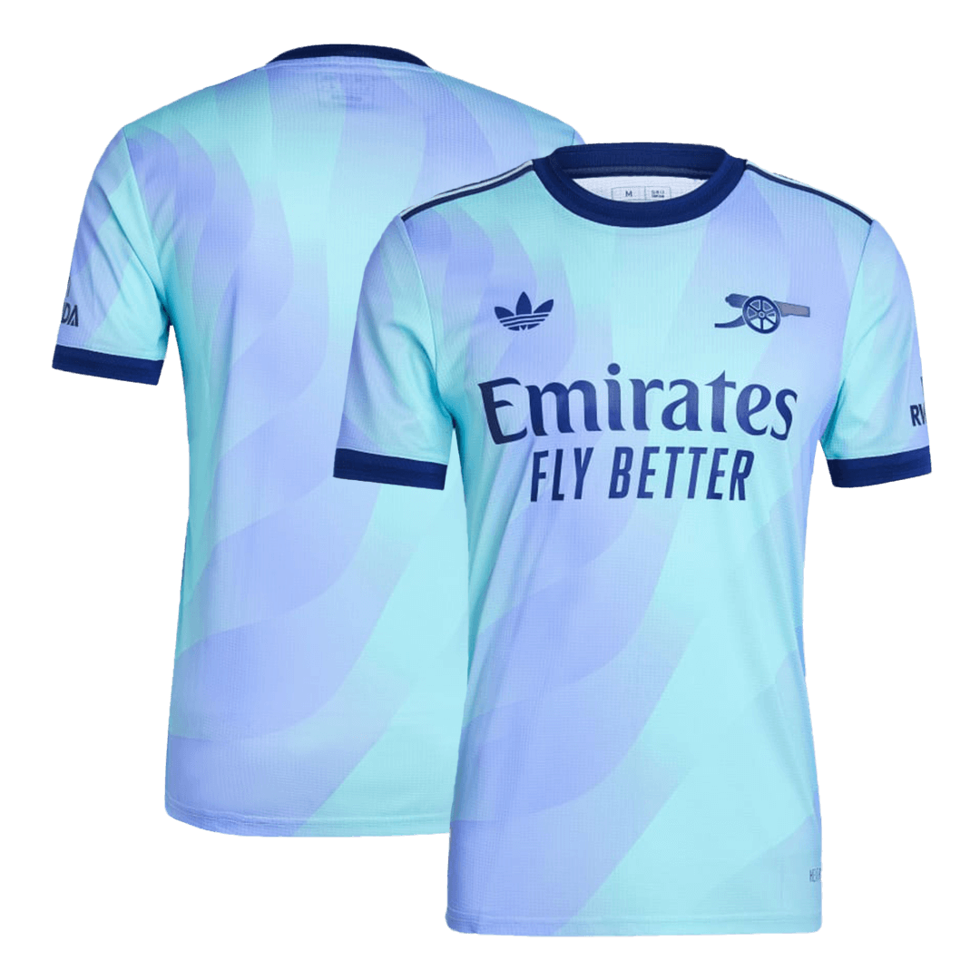 Arsenal Third Away Custom Player Version Soccer Jersey 2024/25