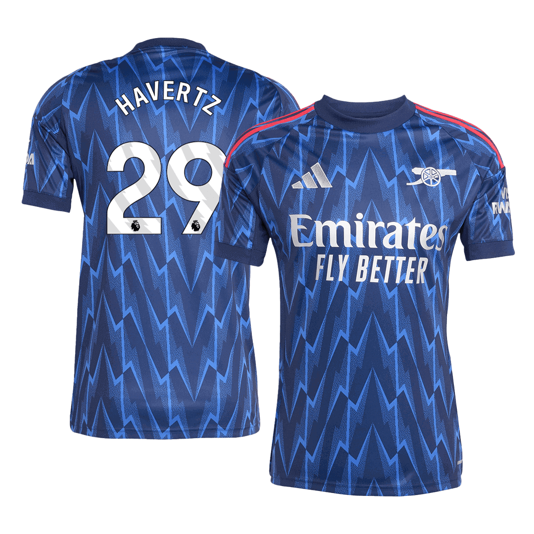 HAVERTZ #29 Arsenal Soccer Jersey Away Custom Shirt 2025/26