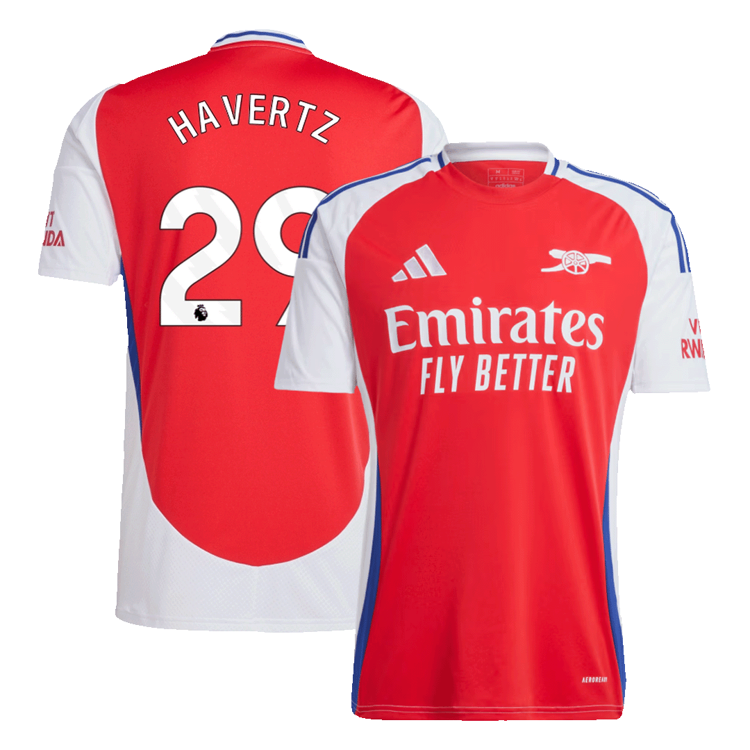 HAVERTZ #29 Arsenal Soccer Jersey Home Custom Shirt 2024/25