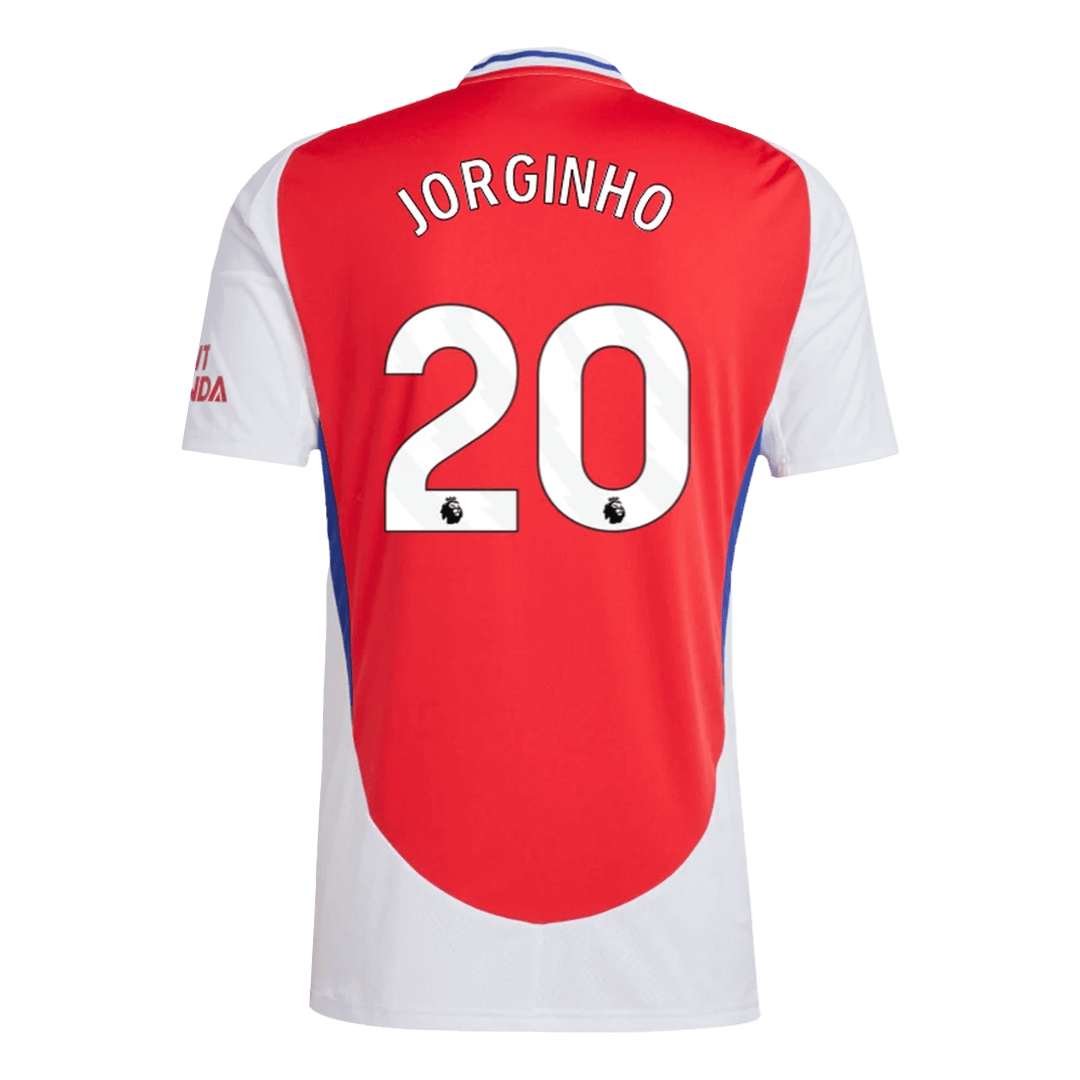 Arsenal Jersey Custom JORGINHO #20 Soccer Jersey Home 2024/25