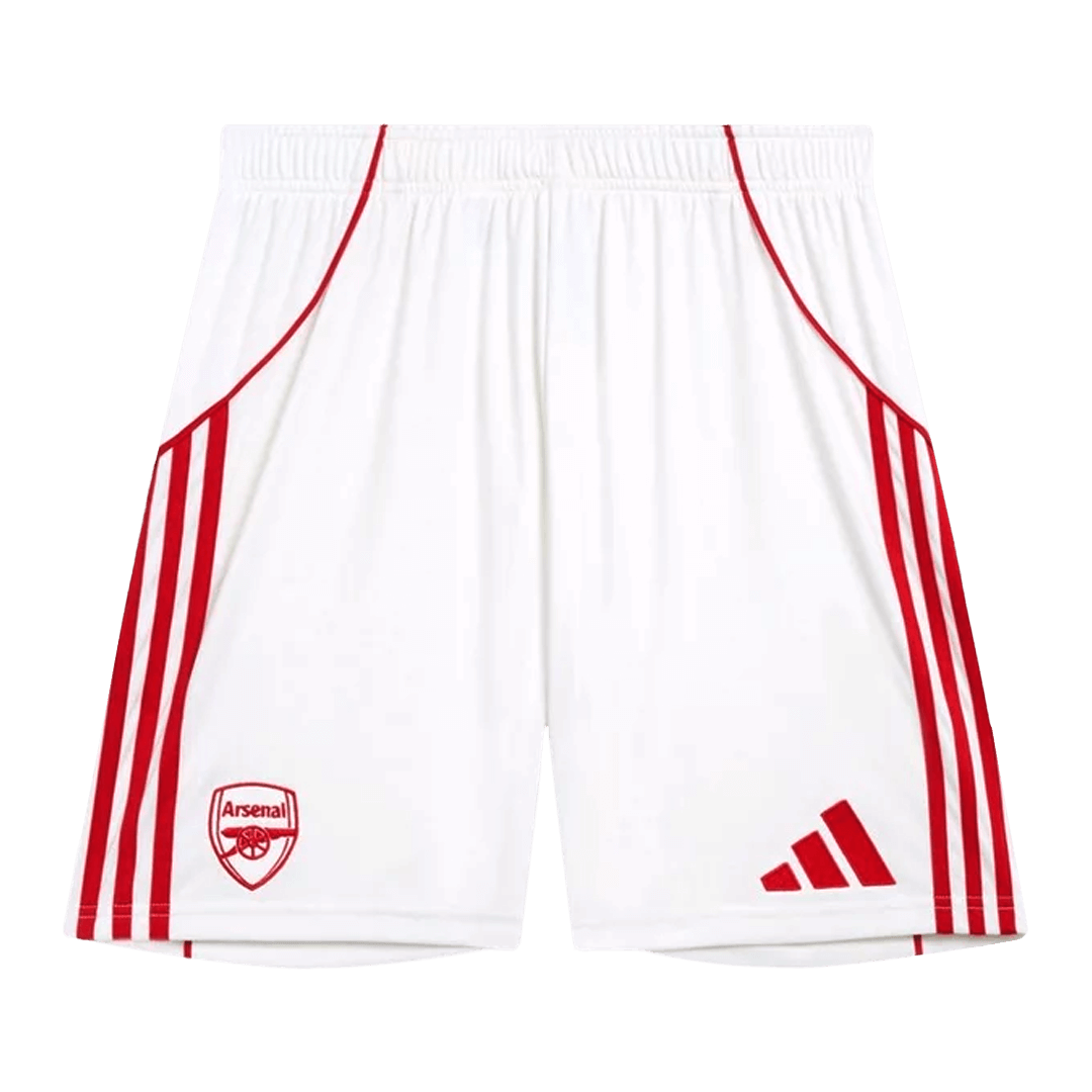 Arsenal Soccer Shorts Custom Home 2025/26