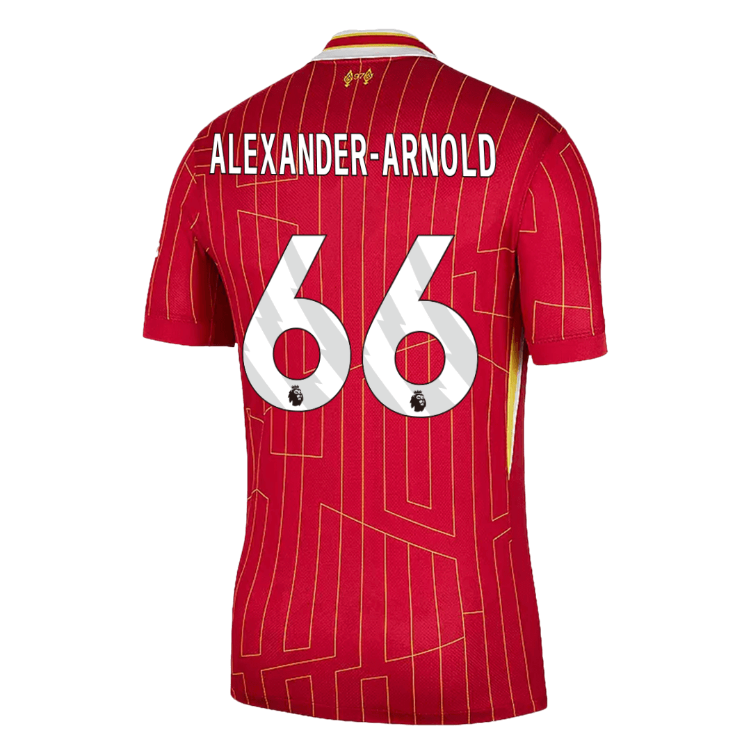 ALEXANDER-ARNOLD #66 Liverpool Soccer Jersey Home Custom Shirt 2024/25