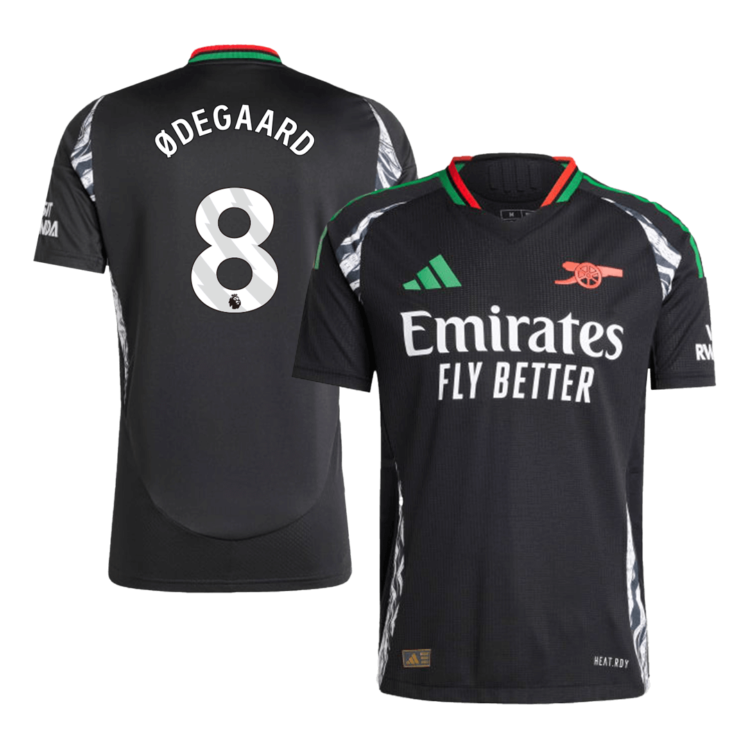 Arsenal ØDEGAARD #8 Away Custom Player Version Soccer Jersey 2024/25