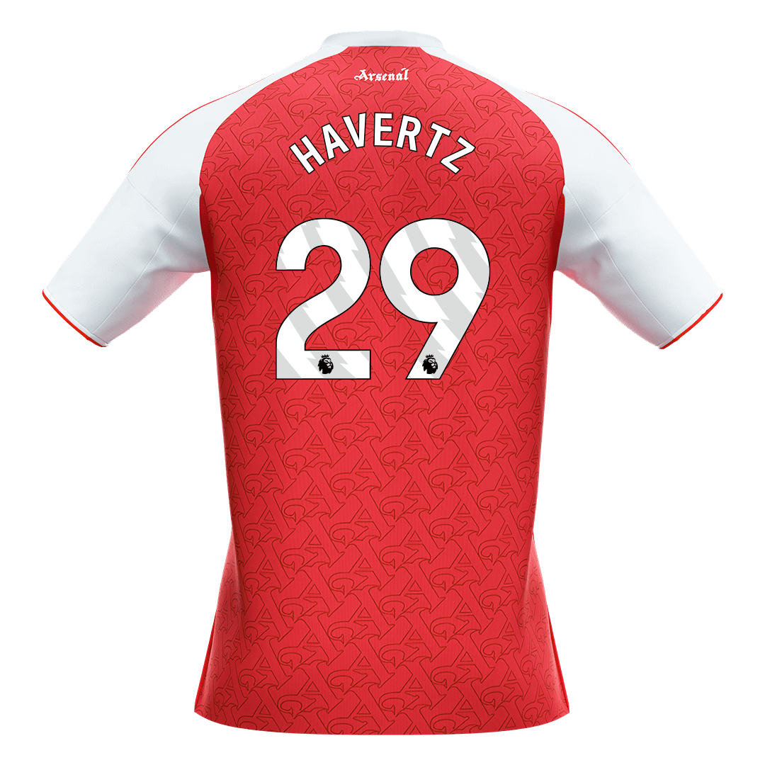 Arsenal Jersey Custom HAVERTZ #29 Soccer Jersey Home 2025/26