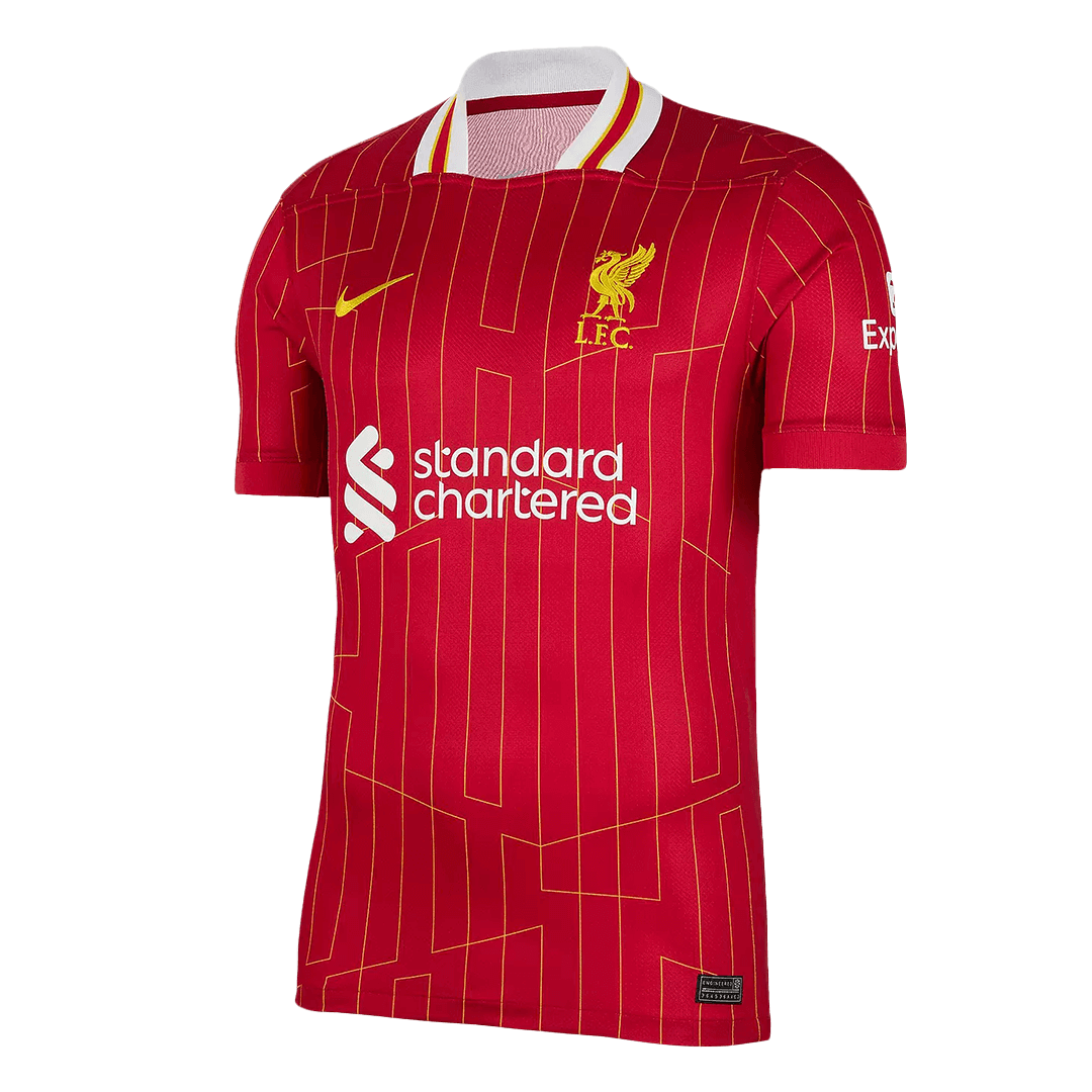 Liverpool Jersey Custom VIRGIL #4 Soccer Jersey Home 2024/25 - UCL