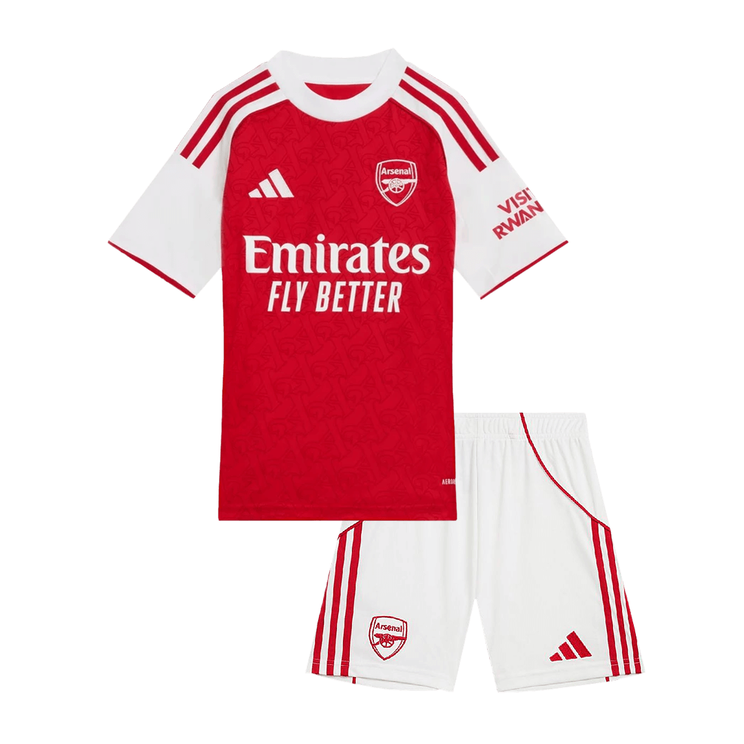 Kids Arsenal Custom Home Soccer Kits 2025/26