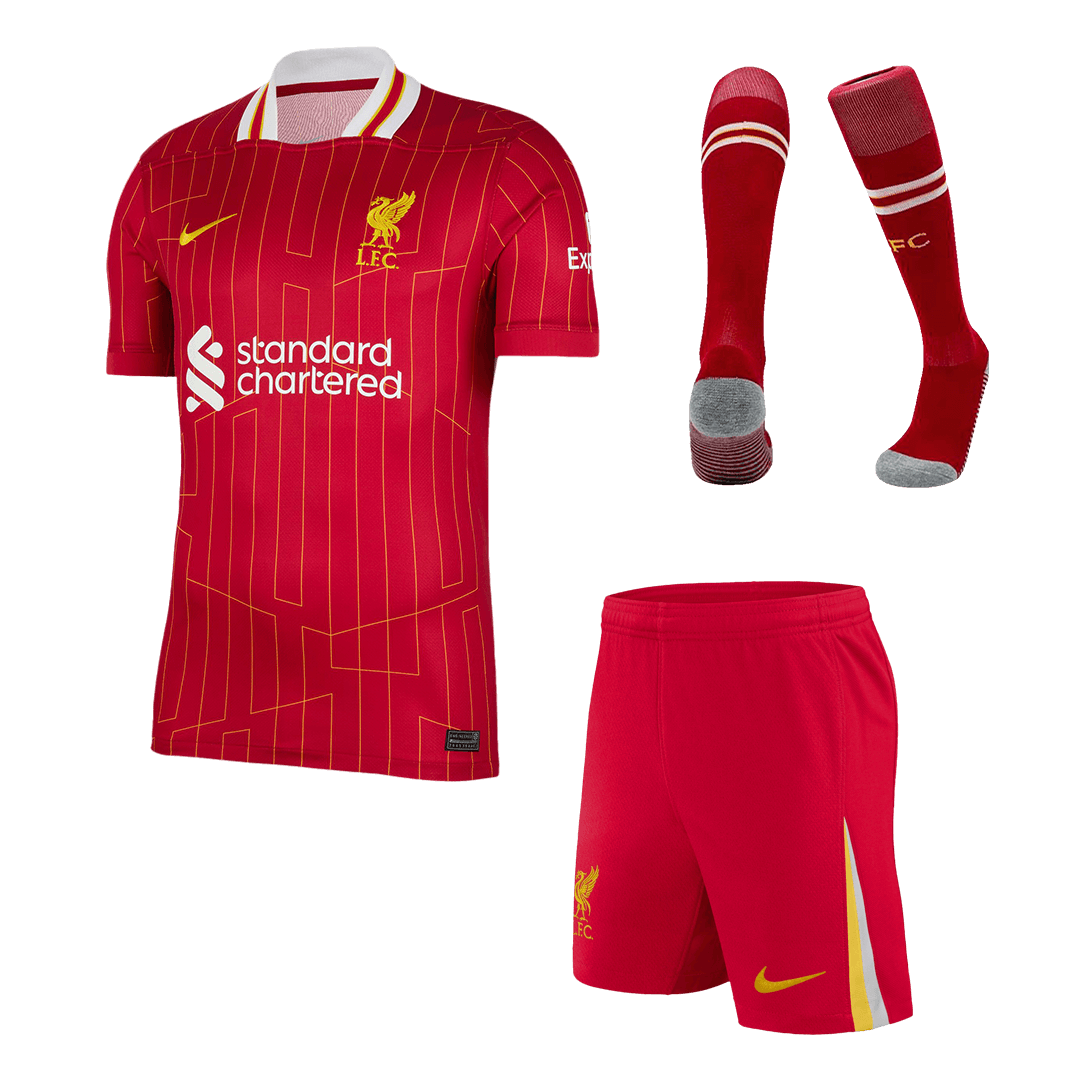 Liverpool Home Custom Full Soccer Kit 2024/25