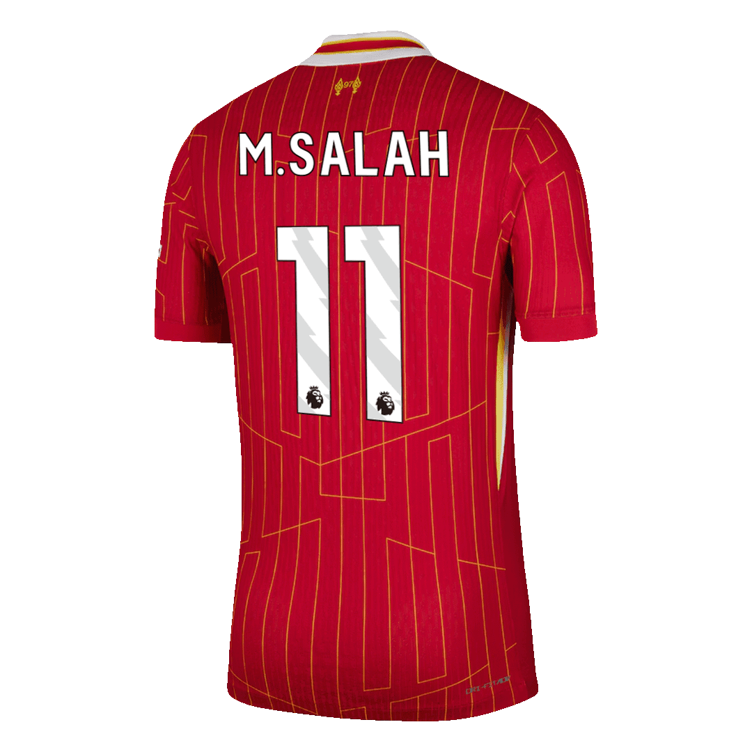 Liverpool M.SALAH #11 Home Custom Player Version Soccer Jersey 2024/25