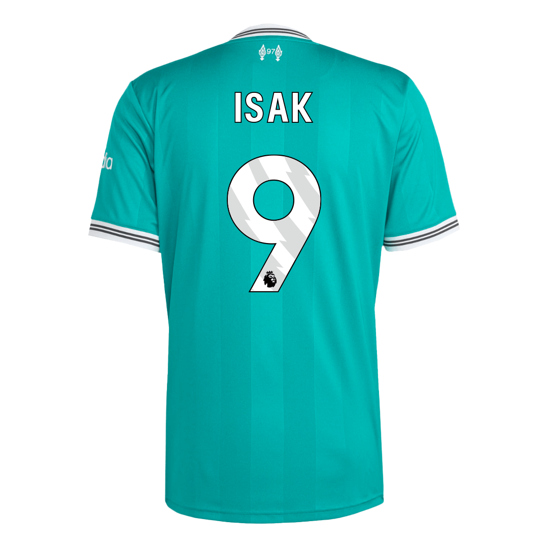 ISAK #9 Liverpool Soccer Jersey Third Away Custom Shirt 2025/26