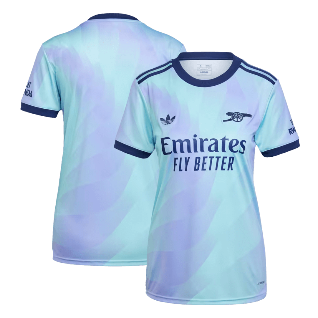 Arsenal Soccer Jersey Third Away Women's Custom Shirt 2024/25
