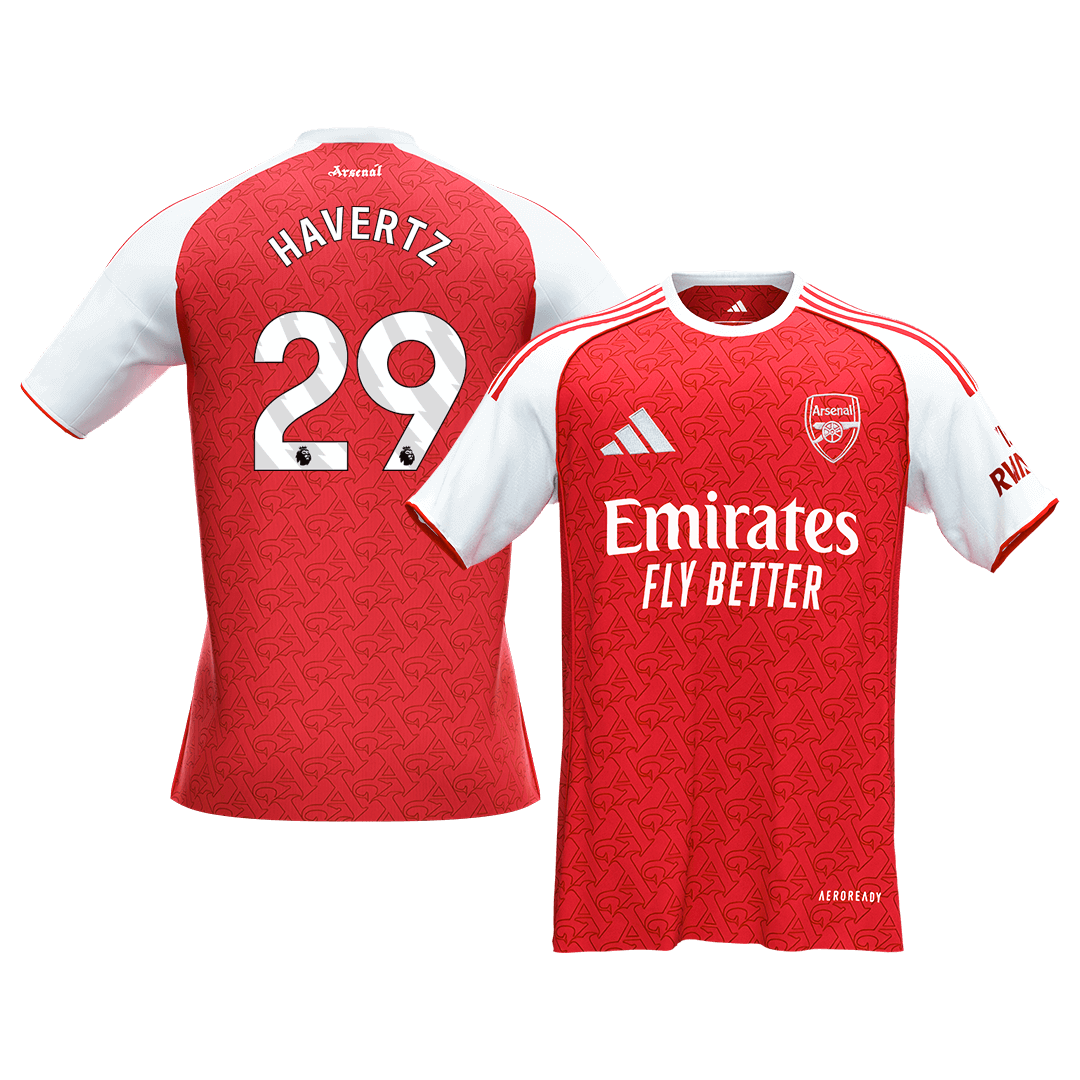 Arsenal Jersey Custom HAVERTZ #29 Soccer Jersey Home 2025/26