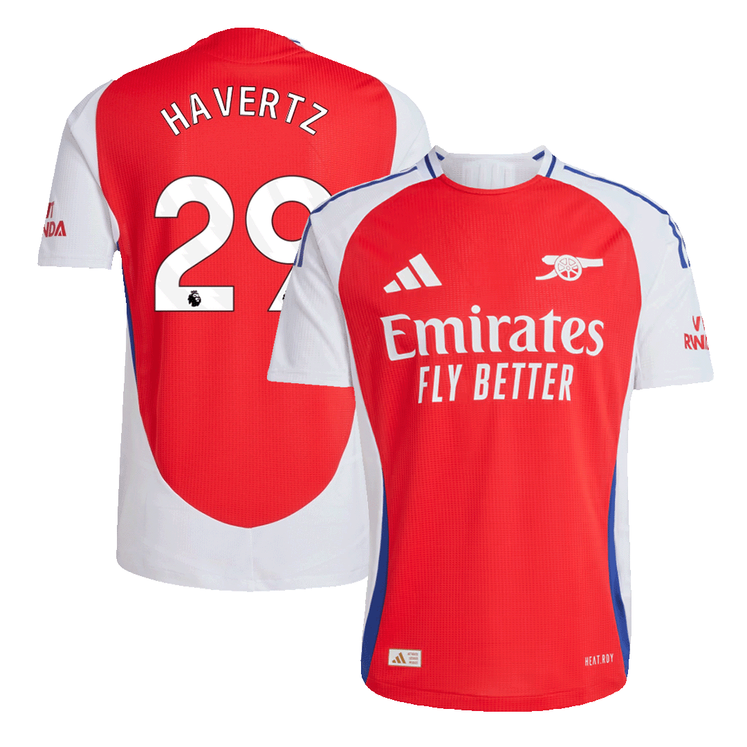 Arsenal HAVERTZ #29 Home Custom Player Version Soccer Jersey 2024/25