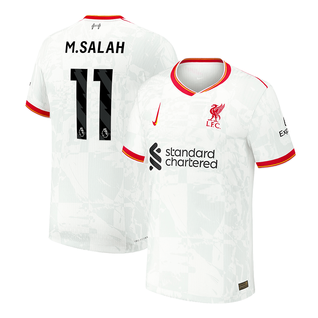 Liverpool M.SALAH #11 Third Away Custom Player Version Soccer Jersey 2024/25
