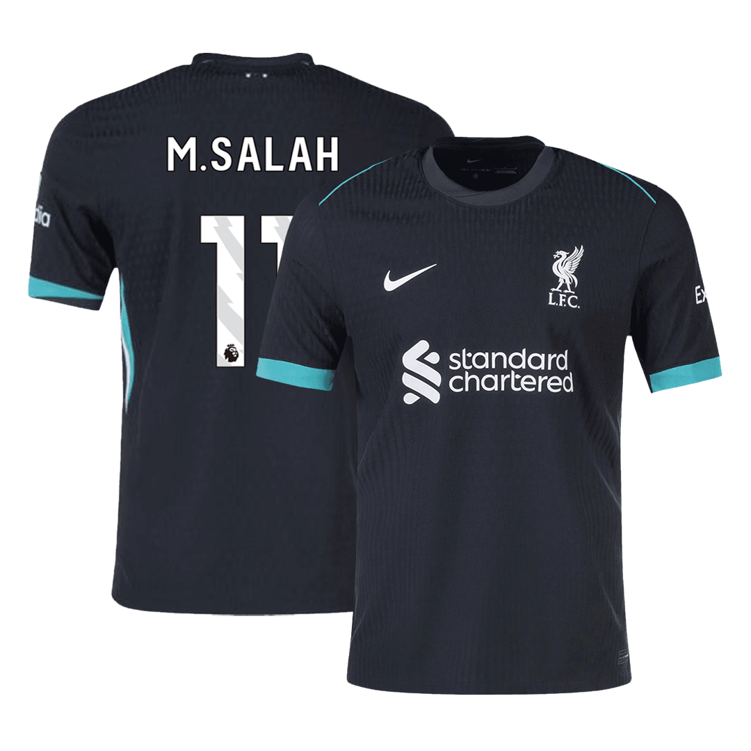 Liverpool M.SALAH #11 Away Custom Player Version Soccer Jersey 2024/25