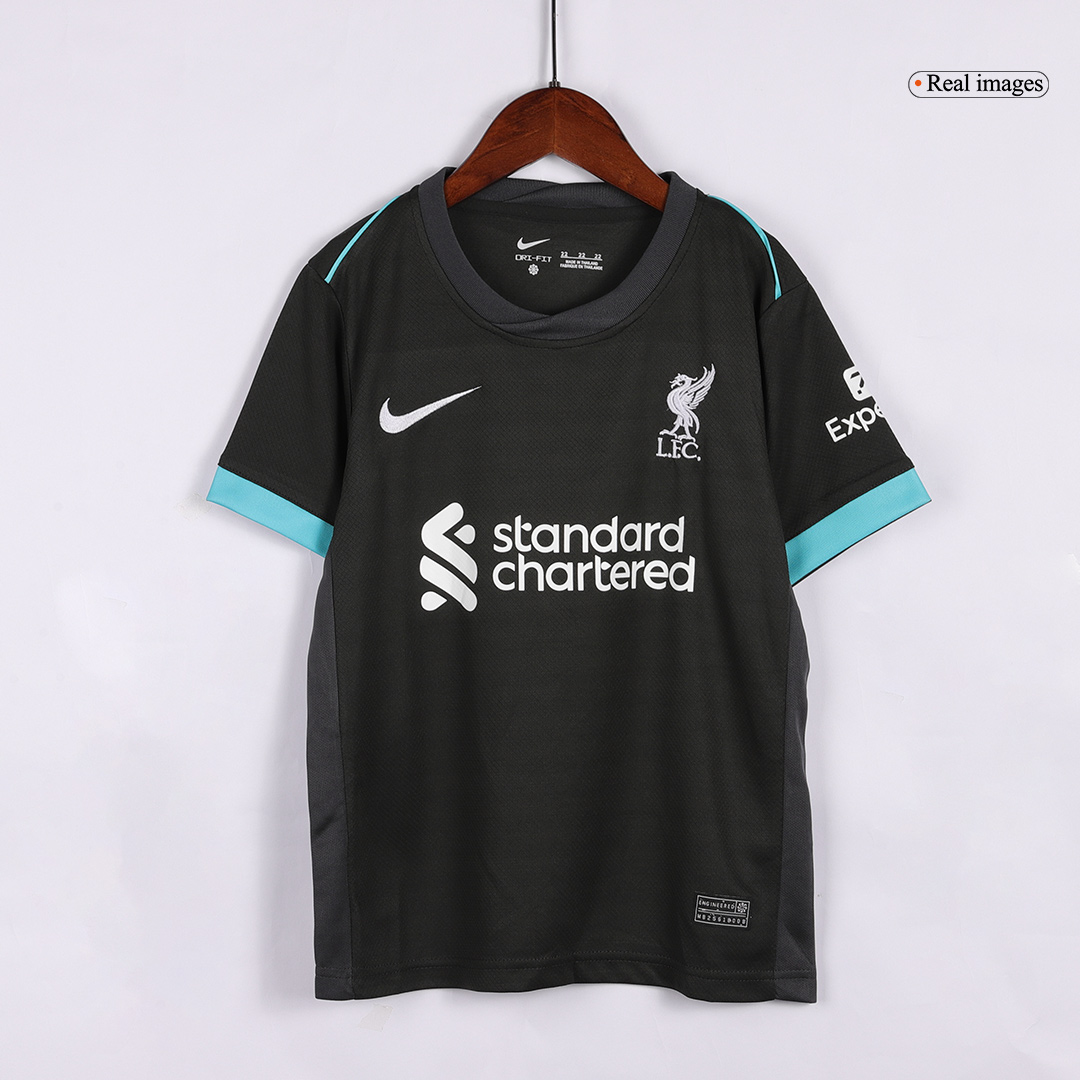 Kids Liverpool Away Soccer Kits 2024/25