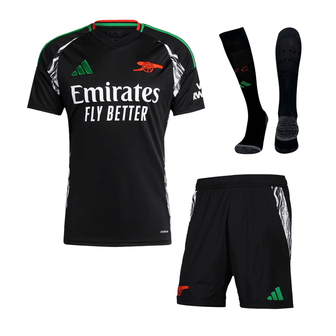 Arsenal Away Custom Full Soccer Kit 2024/25