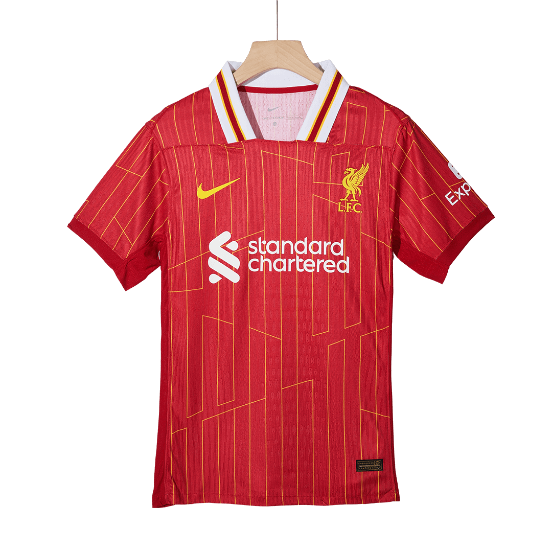 Liverpool Home Custom Player Version Soccer Jersey CHAMPIONS 2024/25
