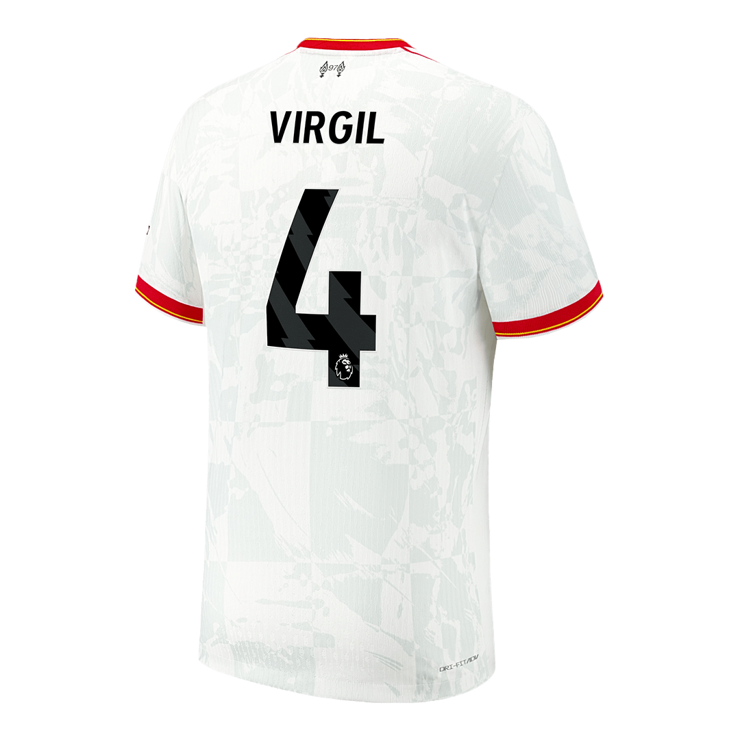 Liverpool VIRGIL #4 Third Away Custom Player Version Soccer Jersey 2024/25