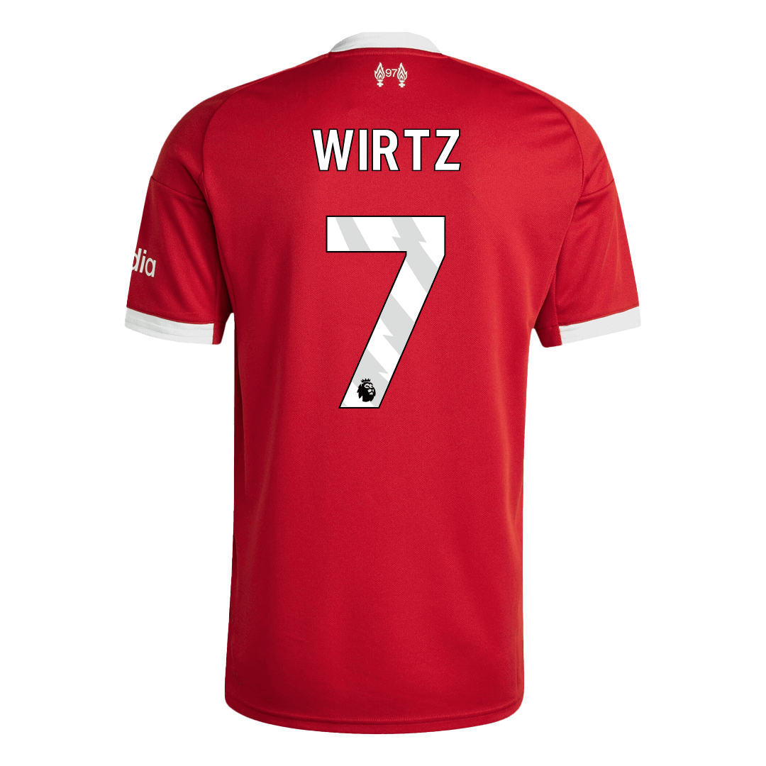 WIRTZ #7 Liverpool Soccer Jersey Home Custom Shirt 2025/26