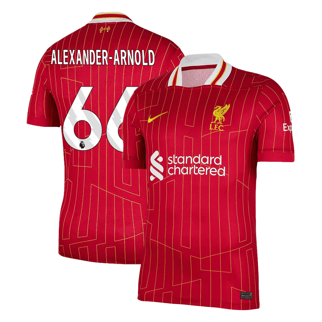 ALEXANDER-ARNOLD #66 Liverpool Soccer Jersey Home Custom Shirt 2024/25