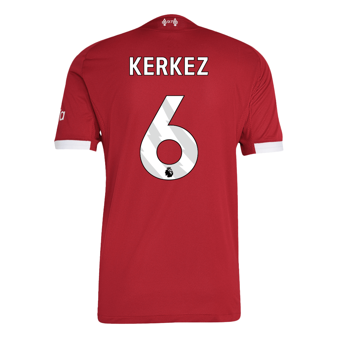 Liverpool KERKEZ #6 Home Custom Player Version Soccer Jersey 2025/26