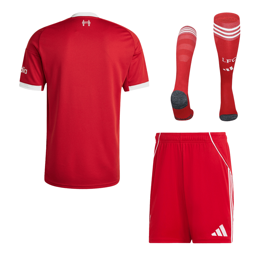 Liverpool Home Custom Full Soccer Kit 2025/26