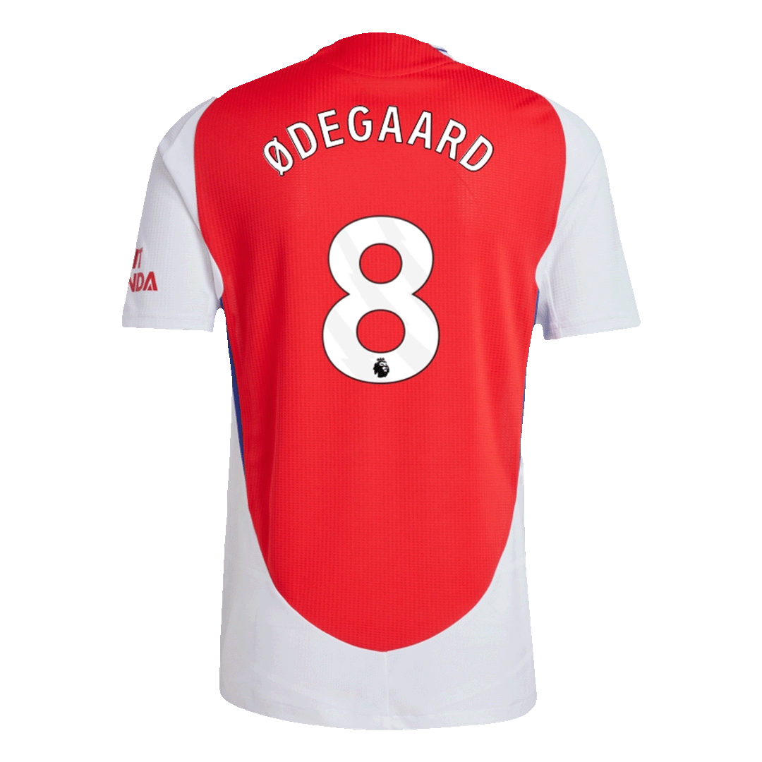 Arsenal ØDEGAARD #8 Home Custom Player Version Soccer Jersey 2024/25