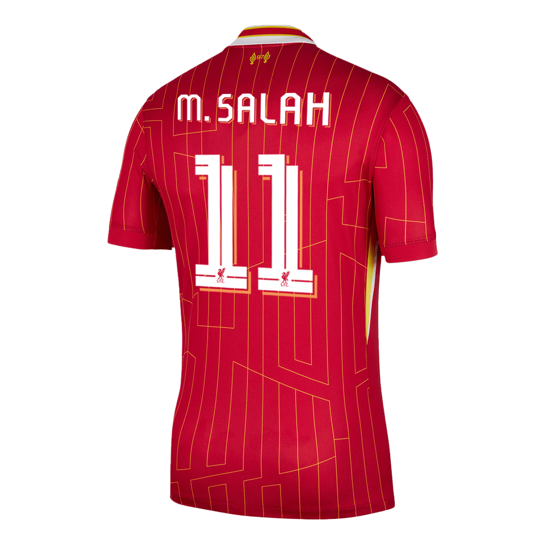 Liverpool Jersey Custom M.SALAH #11 Soccer Jersey Home 2024/25 - UCL