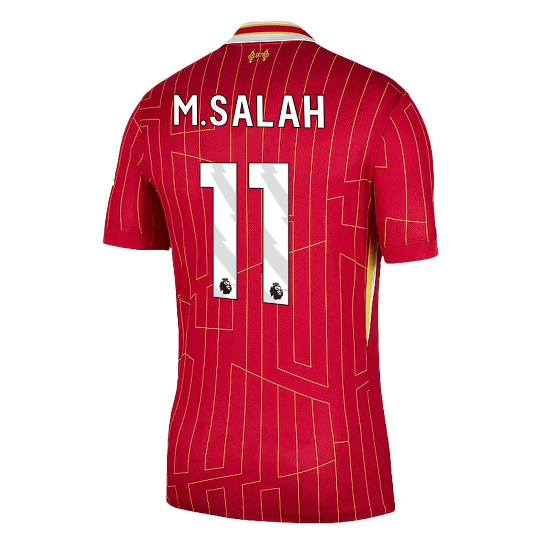 M.SALAH #11 Liverpool Soccer Jersey Home Custom Shirt 2024/25