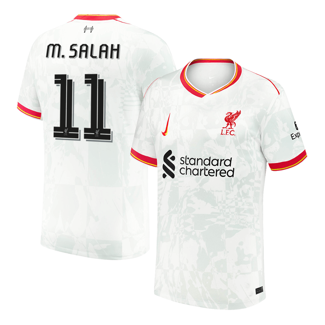 M.SALAH #11 Liverpool Soccer Jersey Third Away Custom Shirt 2024/25 - UCL