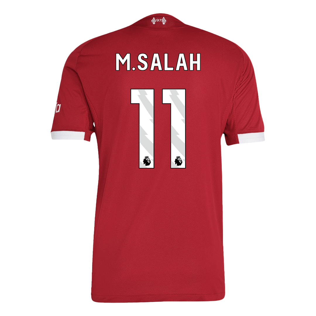 Liverpool M.SALAH #11 Home Custom Player Version Soccer Jersey 2025/26