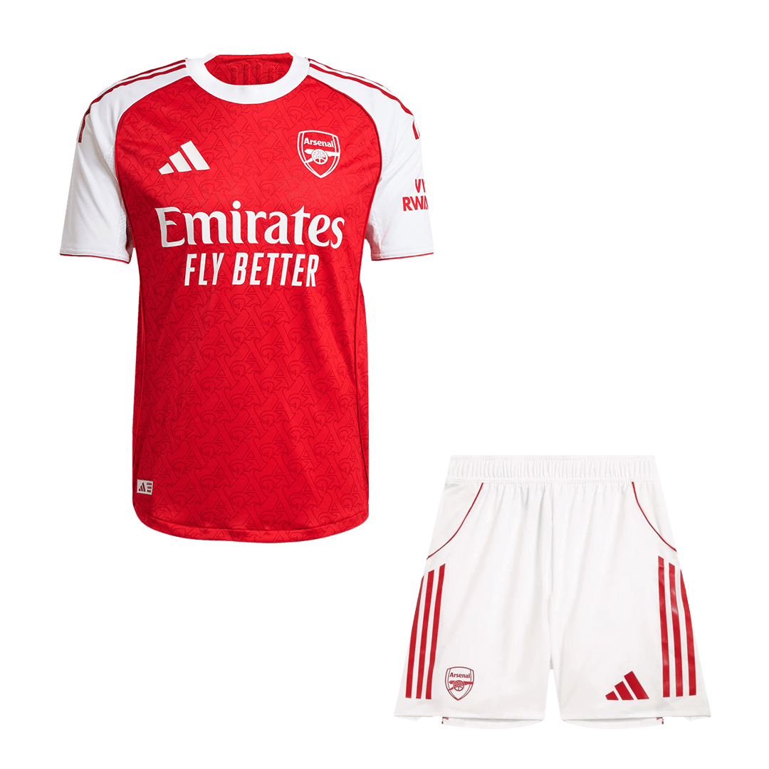 Arsenal Home Custom Player Version Soccer Kit 2025/26