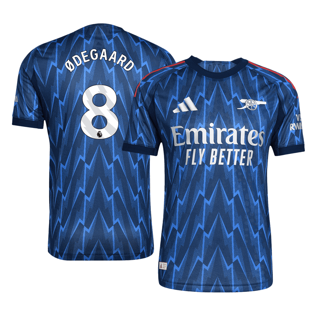 Arsenal ØDEGAARD #8 Away Custom Player Version Soccer Jersey 2025/26